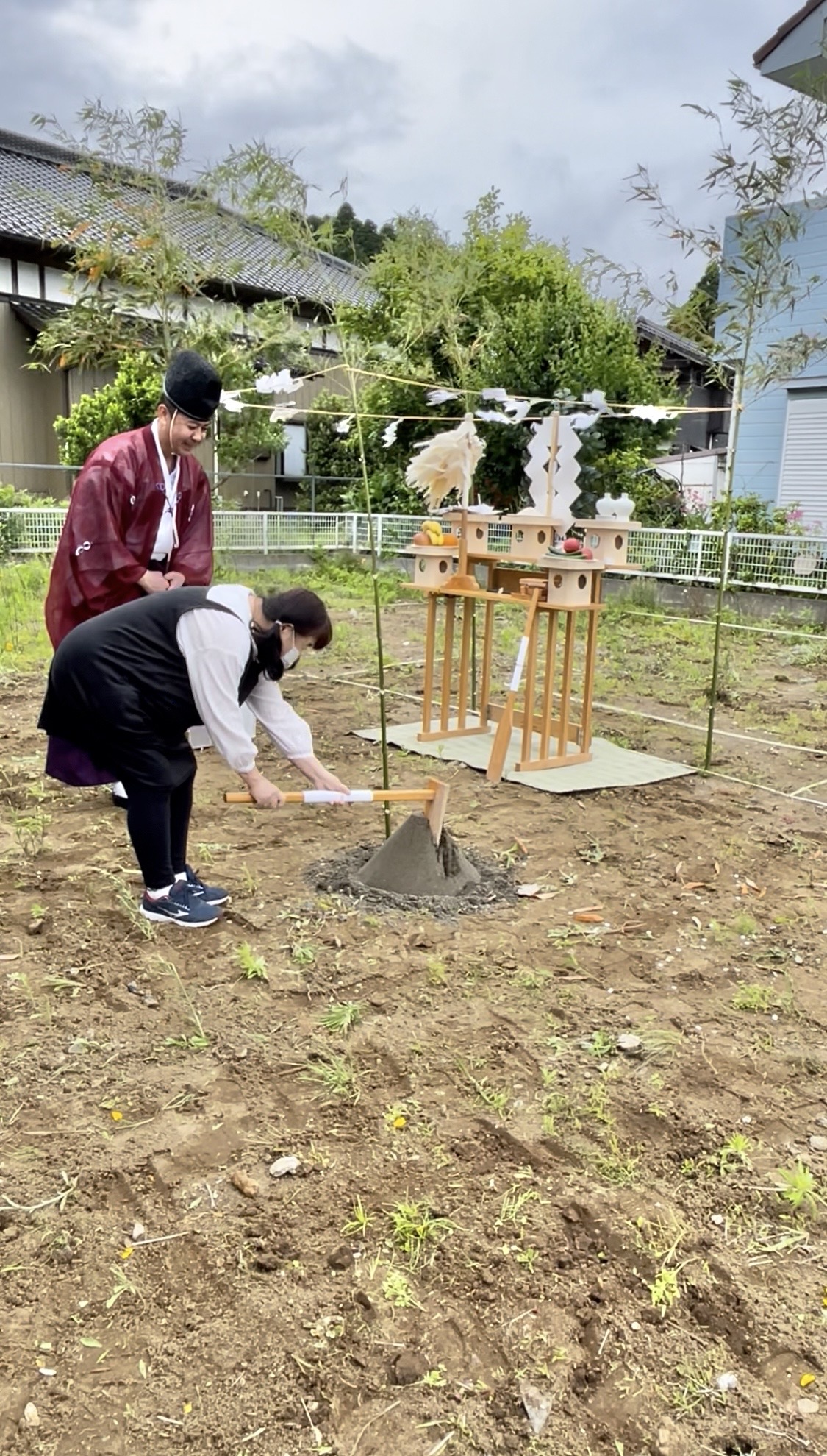 いよいよスタート!U様邸 地鎮祭 アイキャッチ画像